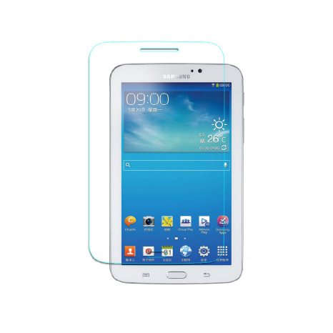 Nicelin [Tempered Glass] Screen Protector for Samsung Galaxy Tab 3 7.0"- [NOT FOR Galaxy Tab 2 7.0 / Galaxy Tab 4 7.0 ]- Crystal Clear, 0.3mm Ultra-Thin, Bubble Free - Nicelin Retail Packaging