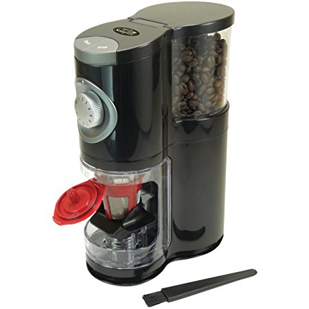 SOLOFILL SFILSOLOGRIND, 2-In-1 Automatic Single-Serve Burr Grinder