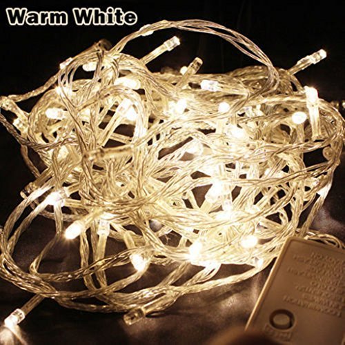 HaMi Led String Fairy Lights for Wedding with Power Plug-82Ft 200Leds-Warm White