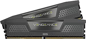 CORSAIR VENGEANCE DDR5 RAM 32GB (2x16GB) 6000MHz CL36 AMD EXPO iCUE Compatible Computer Memory - Gray (CMK32GX5M2E6000Z36)