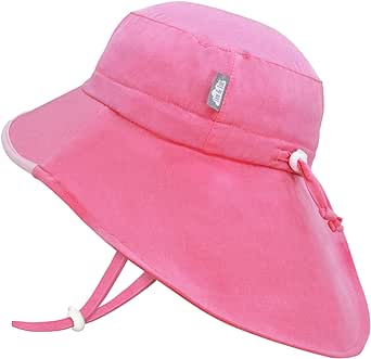 JAN & JUL Beach Adventure Sun-Hat for Kids Girls with Large Brim