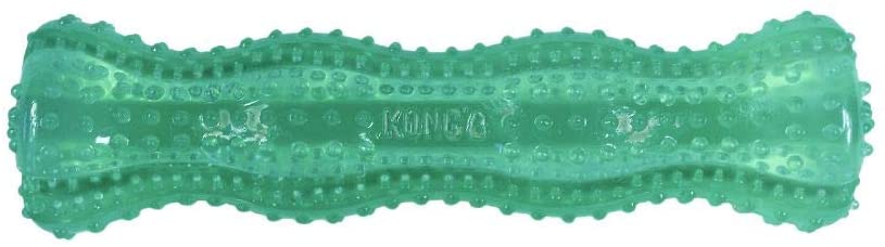 KONG - Squeezz Dental Stick - Unique Flexible Texture, Teeth and Gum Cleaning Dog Toy - for Medium/Large Dogs