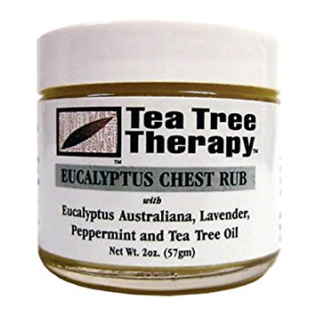Tea Tree Therapy Eucalyptus Australian Chest Oil, Lavender Peppermint and Tea Tree, 2 Ounce