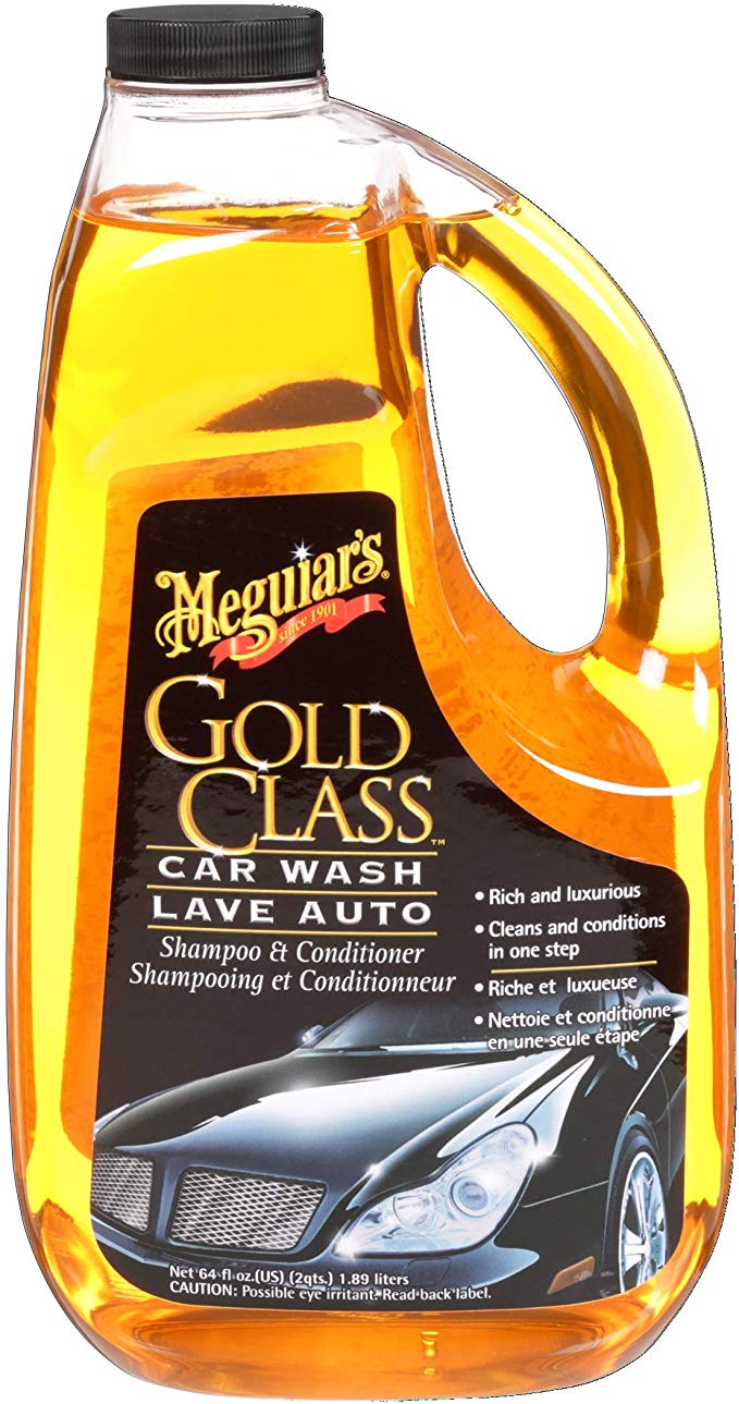 Meguiar's Gold Class Car Wash Shampoo & Conditioner, 1.89L (Non-Carb Compliant) - G7164C