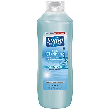 Suave Essentials Shampoo, Daily Clarifying, 30 Ounce (Pack of 6)