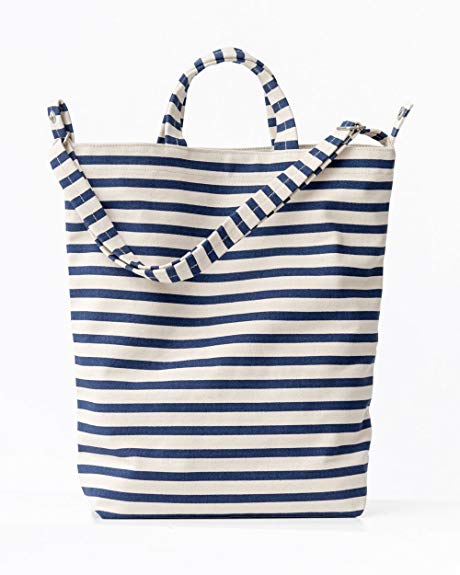 BAGGU Duck Bag Canvas Tote, Essential Everyday Tote, Spacious and Roomy