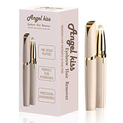 Angel Kiss Women's Painless Brows Hair Remover - Mini Electric Eyebrow Hair Removal for Women