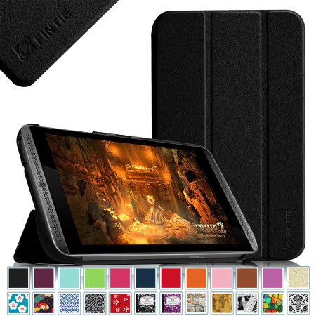 Fintie NVIDIA SHIELD Tablet K1 SmartShell Case - Ultra Slim Lightweight Stand Cover with Auto Wake/Sleep Feature for 2015 NVIDIA SHIELD Tablet K-1 8-Inch, Fit for 2014 NVIDIA Shield 2 8", Black