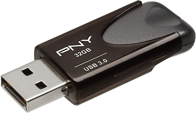 PNY 32GB Turbo Attaché 4 USB 3.0 Flash Drive - (P-FD32GTBAT4-GE), Black