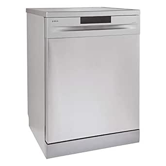 Elica 12 Place Settings Dishwasher With Soft Touch Control Panel (FREE STANDING DISH WASHER WQP12-7605V, Stainless Steel)