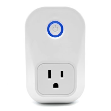 Etekcity Smart WiFi Outlet Track Power Usage Schedule Actions OnOff Timer Home Automation App Included AndroidiOS