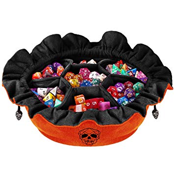 Immense Dice Bags with Pockets - Limited Edition - Orange - Capacity 150  Dice - Great for Dice Hoarders