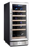 Kalamera 15 Wine Refrigerator 30 Bottle Built-in Single Zone with Touch Control