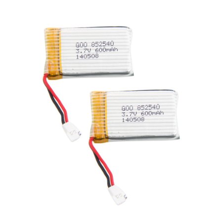 MicroMallTM 2pcs Upgraded Syma X5C X5 37V 600mAh 25C Lipo Battery