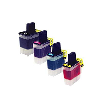 Inkcool 4pack Compatible Ink Cartridge Set for Brother LC41BK, LC41C, LC41M, LC41Y fit on printer MFC-5840C,MFC-5440CN,MFC-3340CN,MFC-3240C,MFC-410CN,MFC-620CN,MFC-210C,MFC-215C,MFC-420CN,MFC-310CN,MFC-425CN,MFC-640CW,MFC-820CW