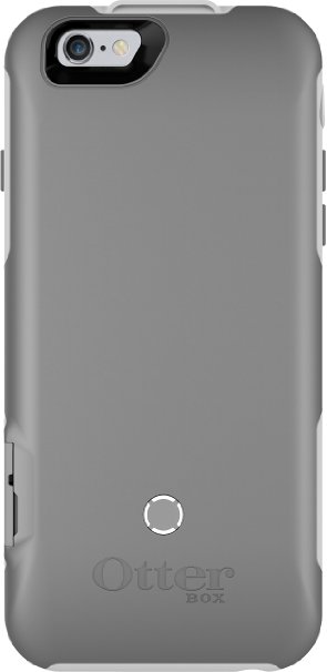 OtterBox Resurgence PowerBatteryCase for Apple iPhone 66s - Retail Packaging - Glacier WhiteGunmetal Grey