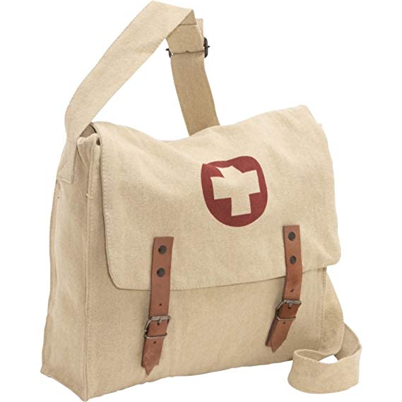 Rothco Vintage Canvas Medic Bag w/Cross