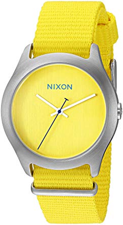 Nixon Women's Mod Stainless Steel Watch with Fabric Band