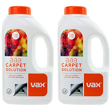 2 x Genuine VAX AAA Carpet Washer Cleaning Shampoo Floral Infusion 750ml 1912736601