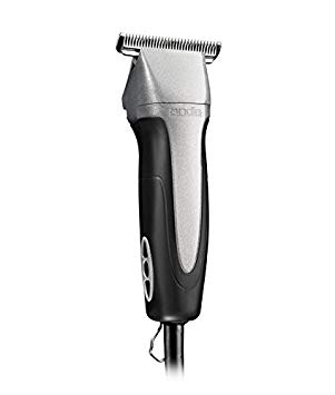 Andis ProClip Excel 5-Speed Detachable Blade Clipper - Silver with T-84 Blade, Professional Equine and Livestock Grooming, SMC (63215)
