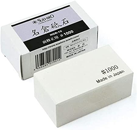 SUEHIRO Japanese NAGURA Flattening Repair Stone #1000 for Whetstone Surface Polishing NGR-10