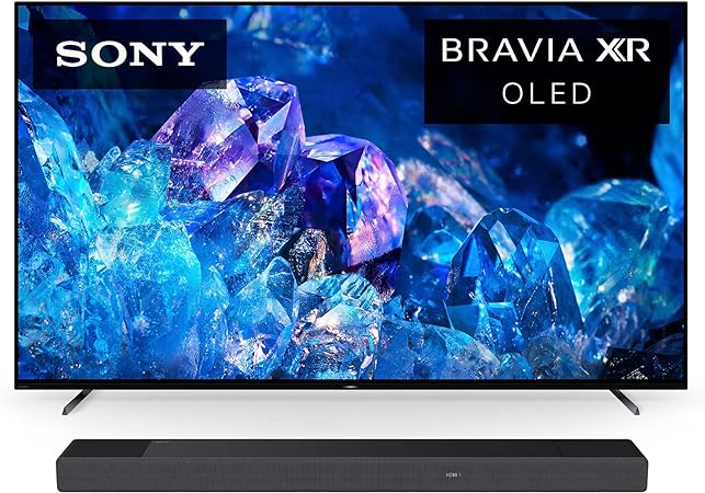 Sony 65 Inch 4K Ultra HD TV A80K Series: BRAVIA XR OLED Smart Google TV with Dolby Vision HDR and Exclusive Features for The Playstation® 5 XR65A80K- 2022 Model&Sony HT-A7000 7.1.2ch 500W