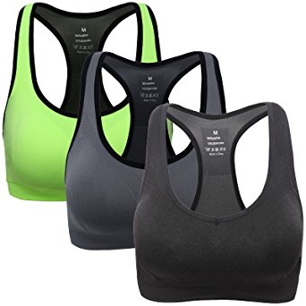 Mirity Women Racerback Sports Bras - High Impact Workout Gym Activewear Bra