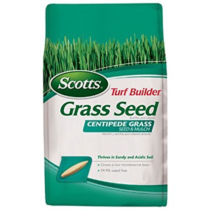 Scotts Turf Builder Grass Seed - Centipede Grass Seed and Mulch, 5-Pound