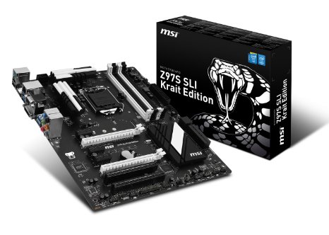 MSI Intel Z97 LGA 1150 DDR3 USB 3.1 ATX Motherboard (Z97S SLI Krait Edition)