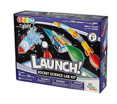 Launch! Rocket Kids Science Kits, 18 Stem Experiments & Activities, Make Your Own Rocket & Solar System, Rocket Races | Gifts for Girls & Boys, Children & Teens | Educational | STEM Authenticated