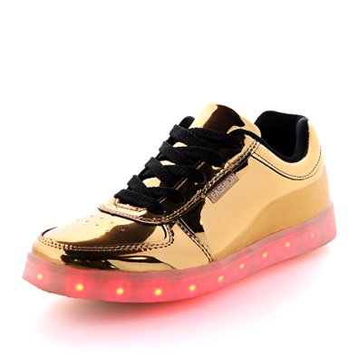 7 color men's LED fluorescent fashion sports shoes lovers