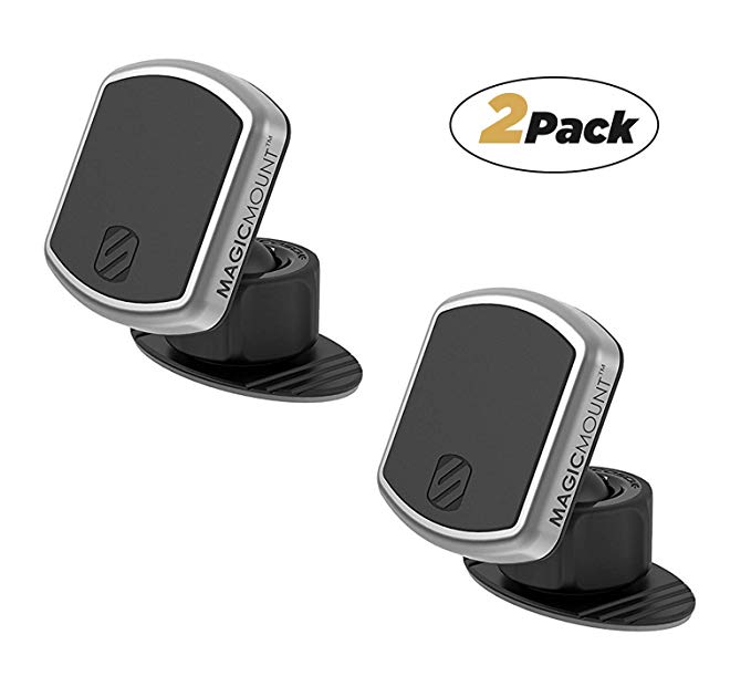 SCOSCHE MPD2PK-UB MagicMount Pro Universal Magnetic Phone/GPS Mount for the Car, Home or Office - 2-Pack