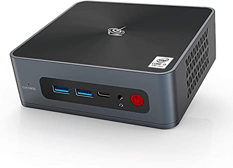 Mini PC, Beelink SEi10 with - 10th Gen Intel Core i3-10110U(up to 4.10 GHz), Dual-Core 16G DDR4L, 512G NVME SSD Mini Computer, Dual Display Dual HDMI, 4K@60Hz Output, WiFi-6 with BT5.0, Windows 10 Pro