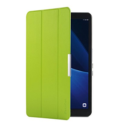 EasyAcc Samsung Galaxy Tab A 10.1 Case, EasyAcc Ultra Slim Lightweight with Stand / Auto Sleep Wake-up Function Cover Smart Case for Samsung Galaxy Tab A 10.1 SM-T580N/ SM-T585N (Top Premium PU Leather, Folded Cover Design, Green)