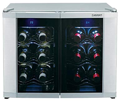 Cuisinart CWC-1200DZ 12-Bottle Dual Zone Wine Cellar