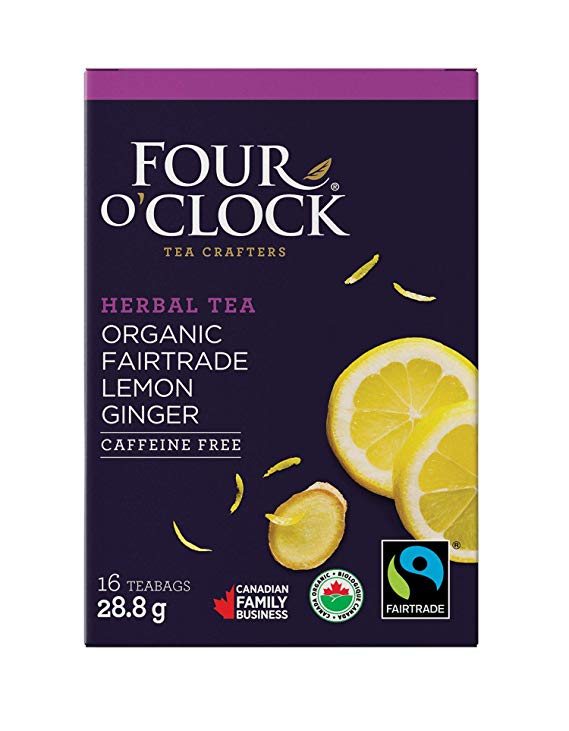 Herbal Tea Lemon Ginger Organic Fairtrade Non-GMO