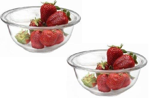 Pyrex Prepware 1-1/2-Quart Mixing Bowl, Clear (Pack of 2)