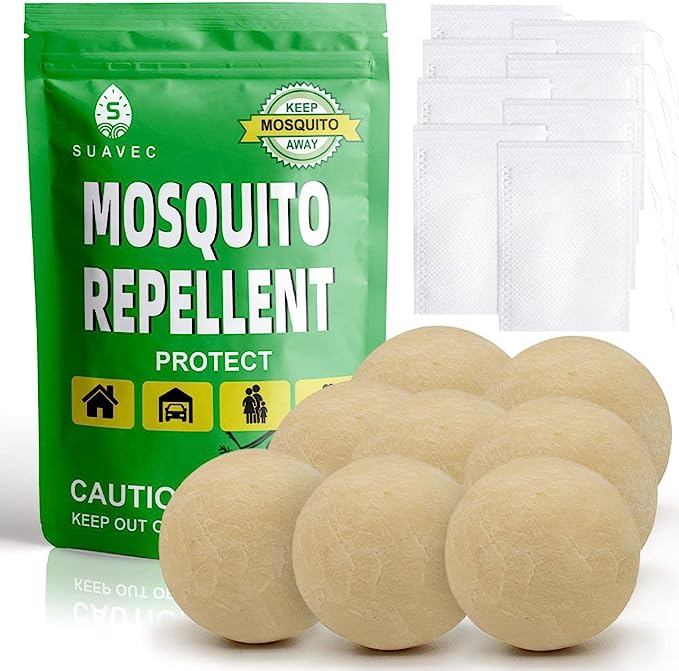 SUAVEC Mosquito Repellent for Patio, Mosquito Repellent Outdoor, Mosquito Repellents for Yard, Mosquito Control for Room, Indoor Mosquito Repellant, Mosquito Deterrent for Camping-8 Packs Green