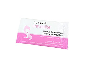 La Fresh Travel Lite Makeup Remover Cleansing Wipes – Facial Towelettes with Vitamin E for Natural or Waterproof Makeup – Individually Sealed Wrappers (Large 8 in x 7 in Cloth Size) Pack of 200 Count