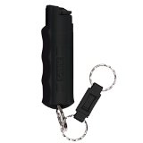 SABRE RED Pepper Gel - Campus Safety - Pepper Spray for College Students -- Key Case with Quick Release Key Ring