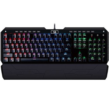 Redragon K555 INDRAH RGB LED Backlit Mechanical Gaming Keyboard Black