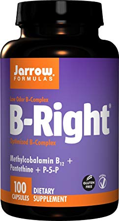 Jarrow Formulas B-right Complex, 100 Capsules (Pack of 3) ,Jarrow-h0