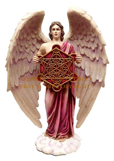 METATRON JUDAISM ANGEL STATUE HIGHEST ORDER ENOCH DIVINE PRESENCE VIVID COLORS