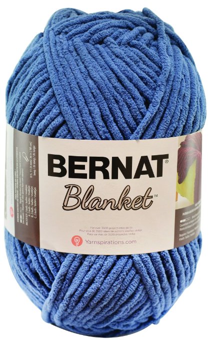 Bernat Blanket Yarn, 10.5 Ounce, Country Blue