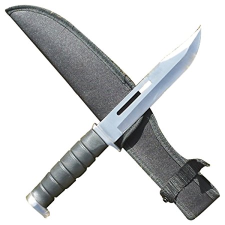 Mountain Wild Fixed Blade Knife Stainless Steel-Outdoor Hunting, Fishing, Camping Knives with 7" Robust Blade