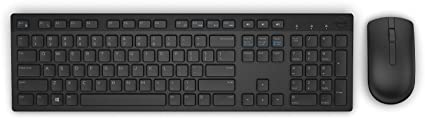 Dell KM636 Wireless Keyboard and Mouse (Black)