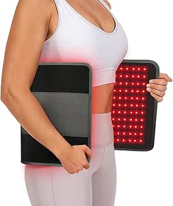 Comfytemp 24’’ x 12’’ Large Red Light Therapy Pad for Body, FSA HSA Eligible Near Infrared Light Therapy Wrap with Timer, 32W Light Therapy Pad for Back Belly Shoulder Joint Muscle Pain Relief