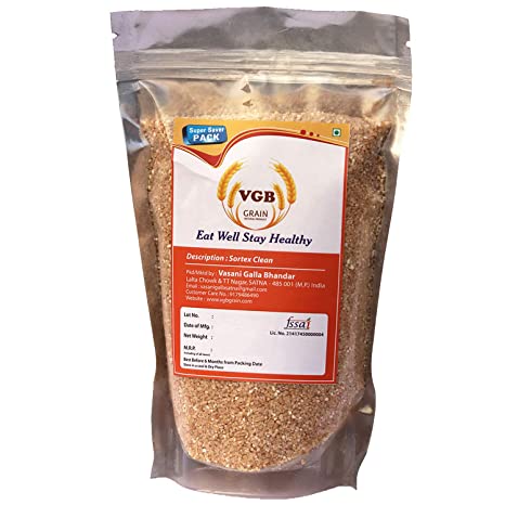 VGB 100% Natural Sharbati Wheat Daliya (Original Broken Wheat Dalia) 500g