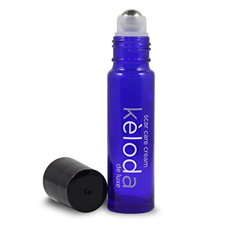 KELODA – SCAR CARE SYSTEM, scar massager with healing natural essential oils, reduces appearance of scars from surgery and trauma. Contains Arnica, Coconut, Shea, Turmeric, Lavender oils and more