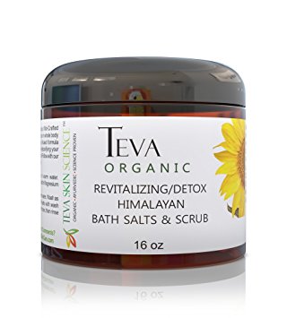 REVITALIZING/DETOX BATH SALTS & SCRUB | Natural Pink Himalayan Salt infused w/Organic Essential Oils & Botanical Extracts